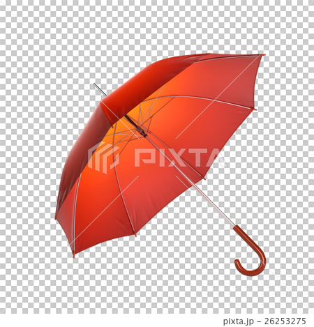 Umbrella isolated on white background - Stock Illustration [26253275 ...