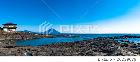 番所鼻自然公園より開聞岳を望む 26259079