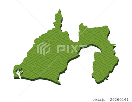 静岡県 紗綾形文様入り 地図 26260141