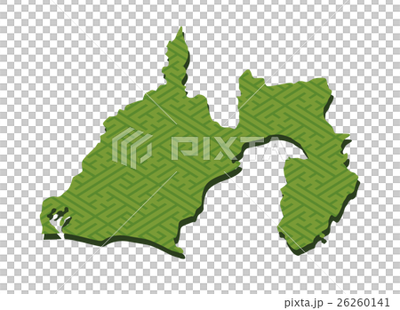 静岡県 紗綾形文様入り 地図 26260141