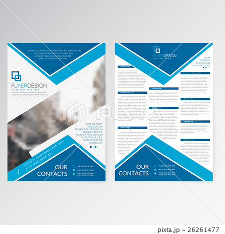 Vector template flyer design 26261477
