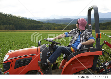 農業体験をする若者 26262244