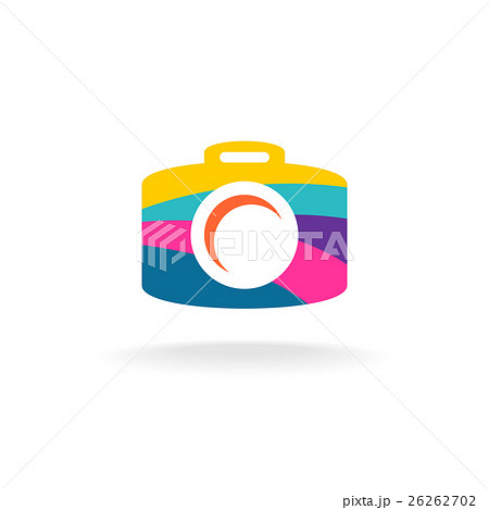 Digital photo camera colorful sign 26262702