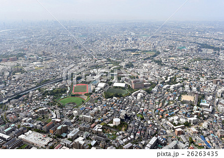 関西大学千里キャンパス近辺を空撮 26263435