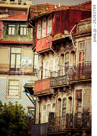 thin houses in old town, Porto, Portugal thin houses in old town, Porto, Portugal 26263789