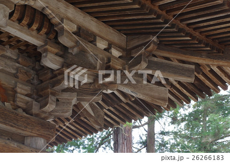 信州　安曇野大町の神社　若一王子神社（にゃくいちおうじじんじゃ）　三重塔 26266183