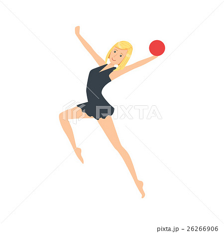 Professional Rhythmic Gymnastics Sportswoman In 26266906