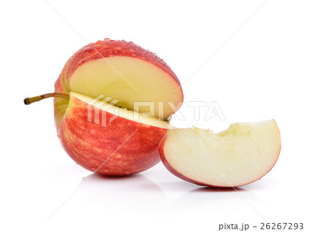red apple on white background red apple on white background 26267293