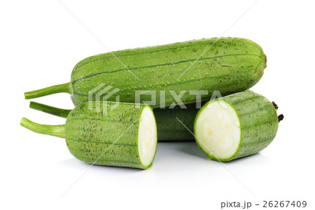 Sponge Gourd on white background 26267409