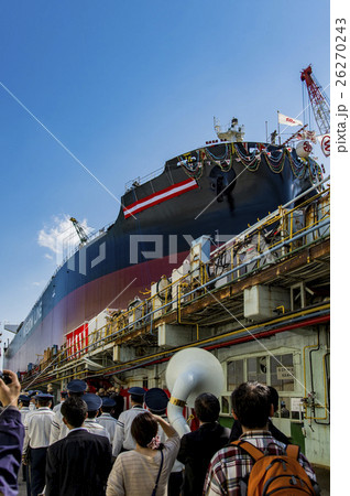 秋晴れの進水式 26270243