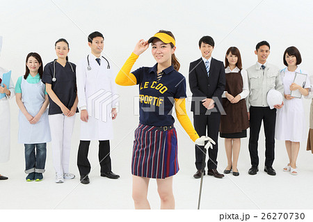 働く人々　大人数　 26270730