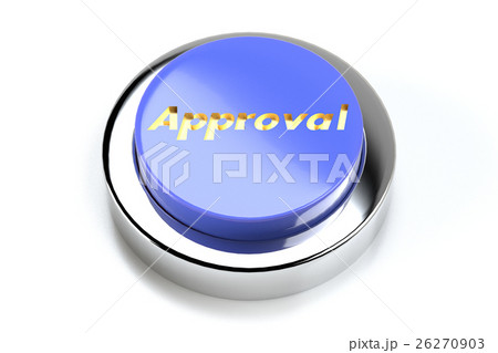 承認ボタンのＣＧ 26270903