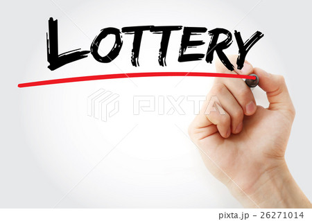 Hand writing Lottery with marker Hand writing Lottery with marker 26271014
