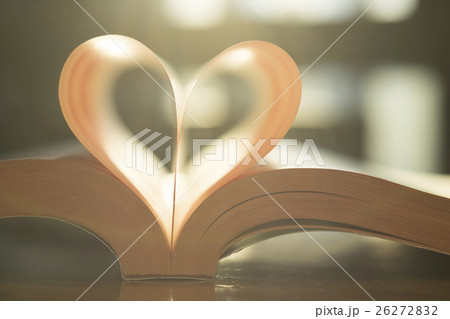 Soft heart shape from paper book page. Soft heart shape from paper book page. 26272832