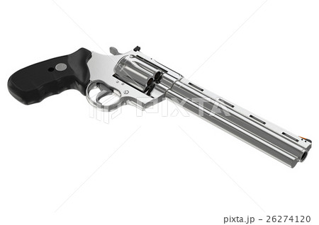 Revolver chrome pistol Revolver chrome pistol 26274120