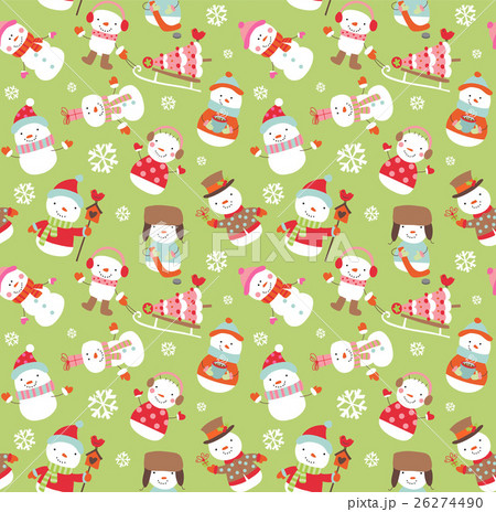 Holiday seamless background 26274490