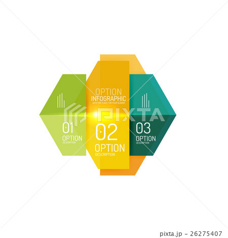 Infographic modern templates - geometric shapes Infographic modern templates - geometric shapes 26275407