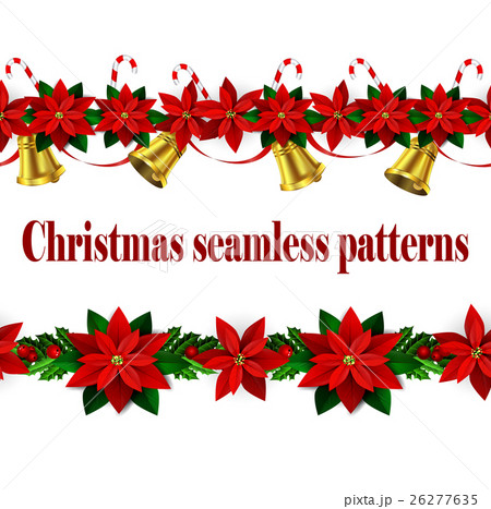 Set of n Seamless Christmas borders 26277635