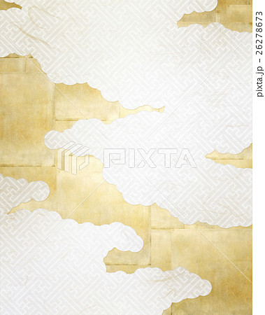 和を感じる背景素材　雲 26278673