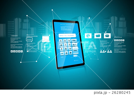Tablet pc with password protection Tablet pc with password protection 26280245