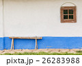 Closeup of old wooden window and seat 26283988