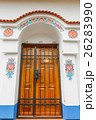 Detail of old colourful doors with ornaments 26283990