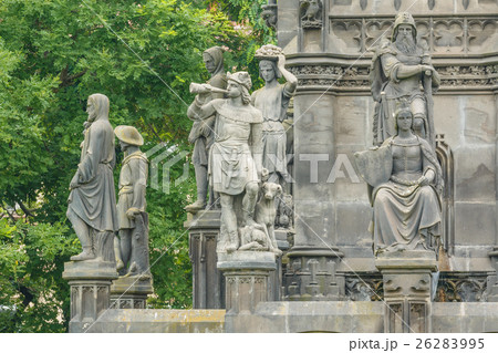 Old historical statues in the city 26283995