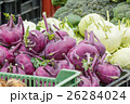 Detailed view of various vegetable items 26284024