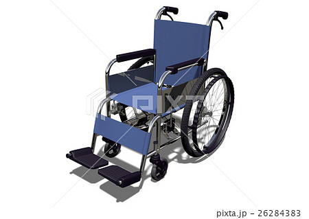 車いす　３Dイラスト 26284383