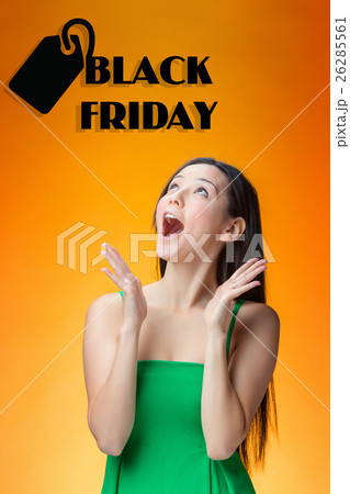 Black Friday sale - holiday shopping concept 26285561