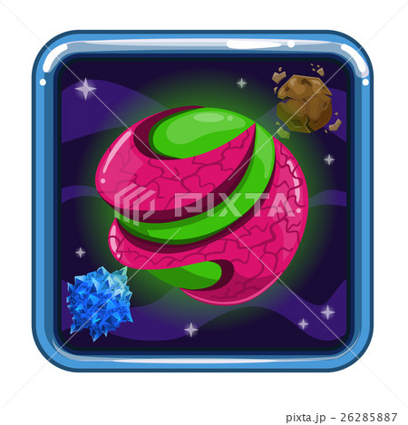 The application icon with planet 26285887
