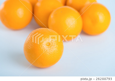 Fresh orange on white background Fresh orange on white background 26288793