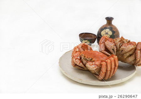 毛ガニと日本酒 毛ガニと日本酒 26290647
