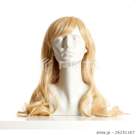 Mannequin Female Head with Wig  26291167