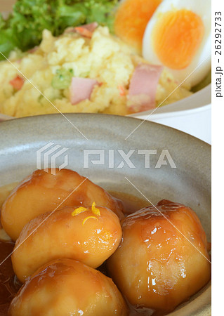 芋料理　ポテトサラダと煮っころがし 26292733