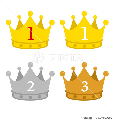 ランキング 王冠のイラスト素材