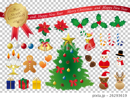 クリスマス イラスト素材セット クリスマス イラスト素材セット 26293619