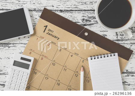 カレンダー テーブルフォト 26296136