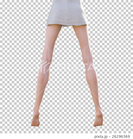 理想的な女性の脚 ボディーパーツ　perming 3DCG イラスト素材 26296369