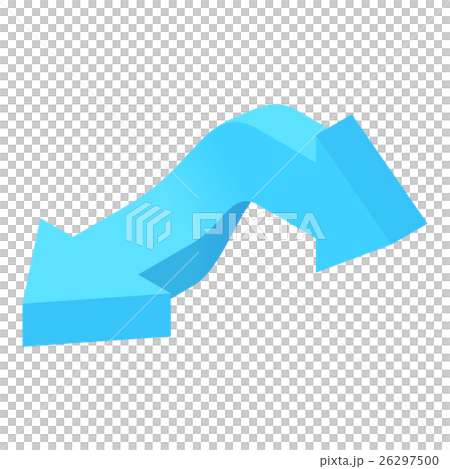 Two arrows icon, cartoon style - Stock Illustration [26297500] - PIXTA