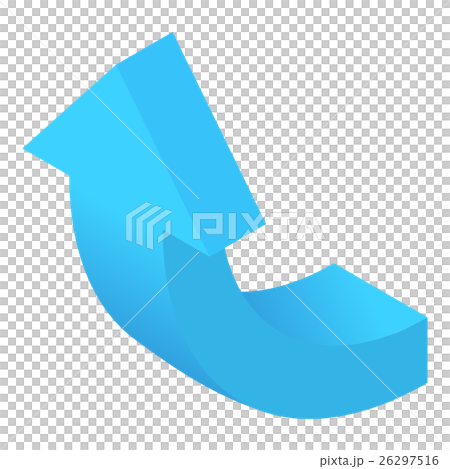 Up arrow icon, cartoon style 26297516