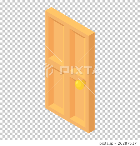 Front door icon, cartoon style Front door icon, cartoon style 26297517