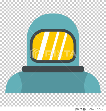 Cosmonaut icon, flat style Cosmonaut icon, flat style 26297712