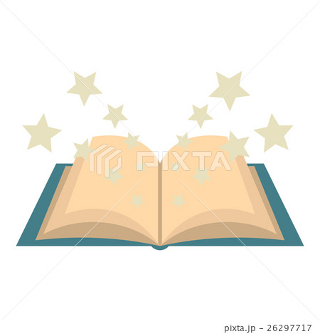 Magic book icon, flat style Magic book icon, flat style 26297717