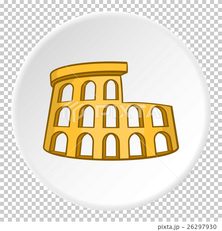 Colosseum icon, cartoon style Colosseum icon, cartoon style 26297930