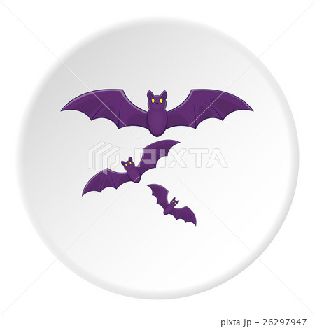 Bats icon, cartoon style Bats icon, cartoon style 26297947