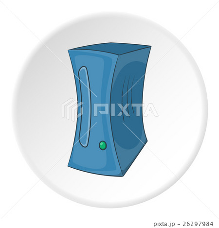 Game console of new generation icon, cartoon style 26297984