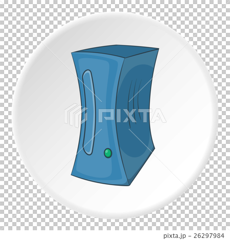 Game console of new generation icon, cartoon style 26297984