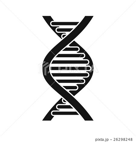 DNA strand icon, simple style 26298248