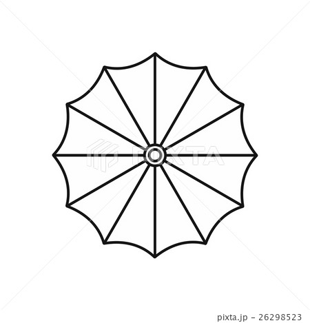 Umbrella icon in outline style 26298523